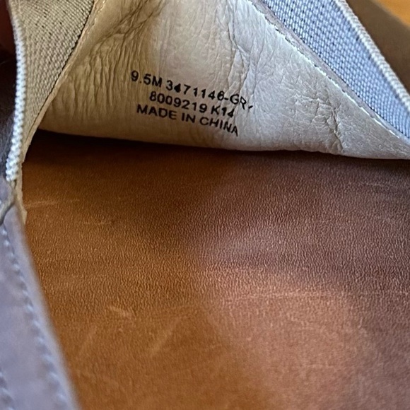 Frye Grey Melanie Slip On Flats Sneakers 9.5 - Picture 11 of 13